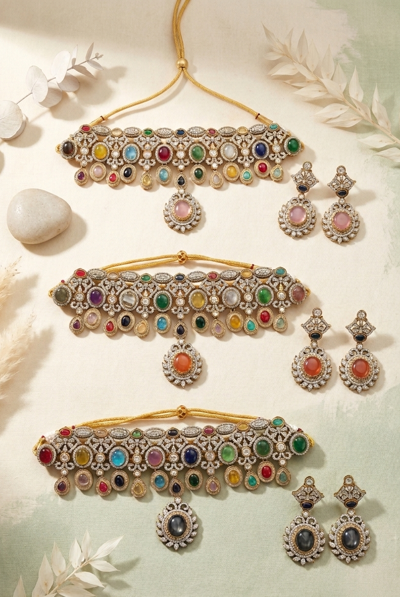 The Navratna Noorie Heritage Choker