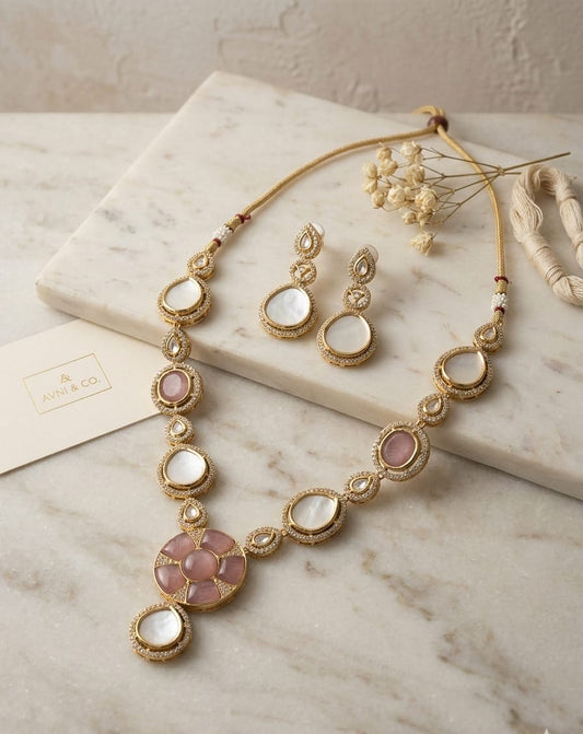 The Roseate Moonstone Mala