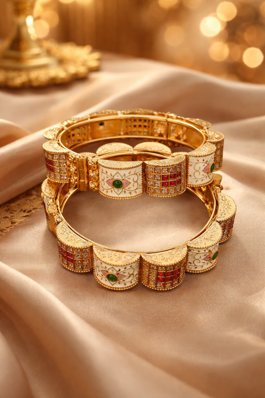 The Mehtab Meenakari Kada