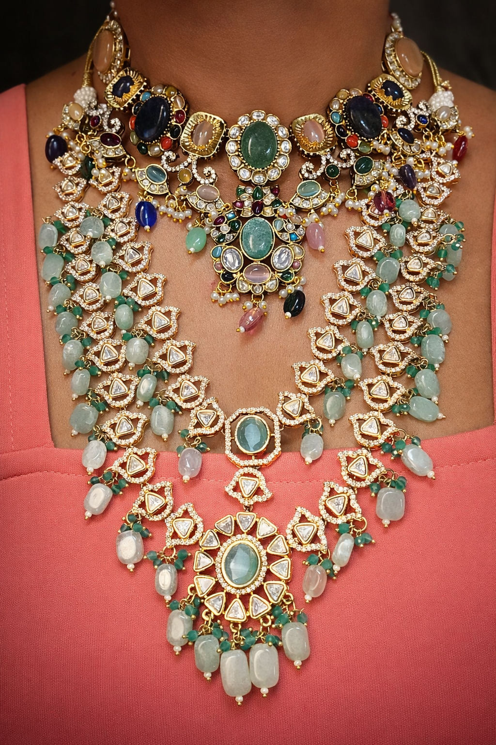 The Navratna & Mint Heritage Bridal Ensemble