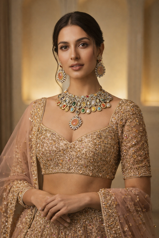 The Navratna Noorie Heritage Choker