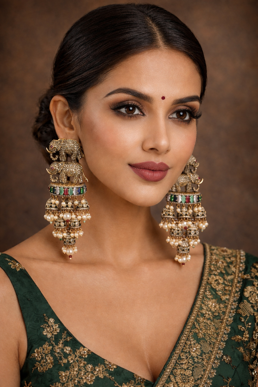 The Gaj-Vilaas Heritage Jhumkas
