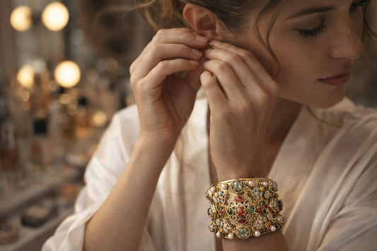 The Navratna Imperial Heritage Cuff