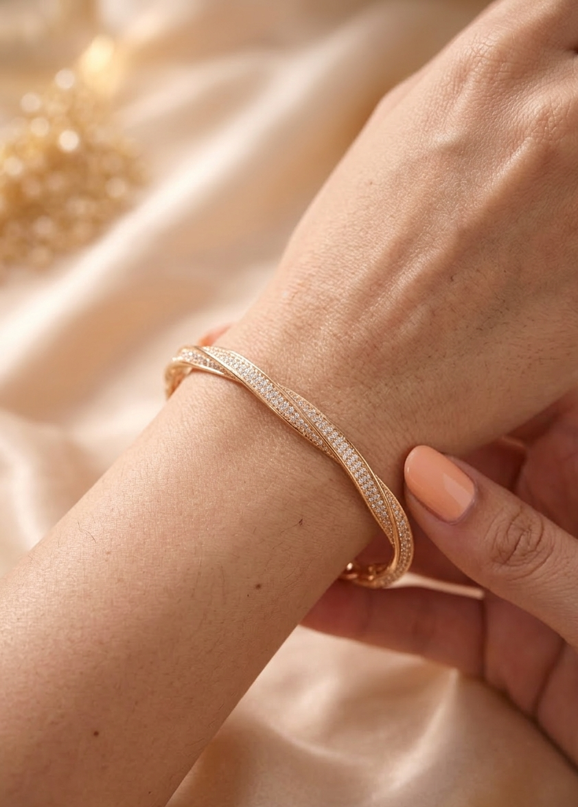 The Aria Filigree Signature Wristlet