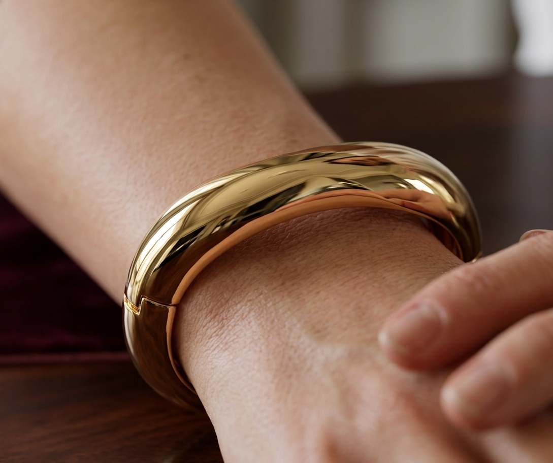 Orbital Hinged Statement Cuff