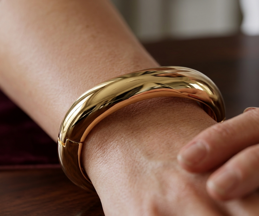 Orbital Hinged Statement Cuff