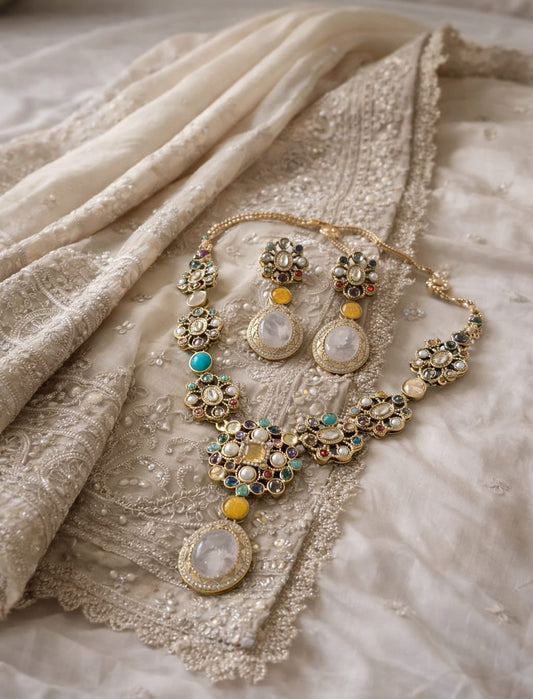 The Avani Pastel Navratna Haar