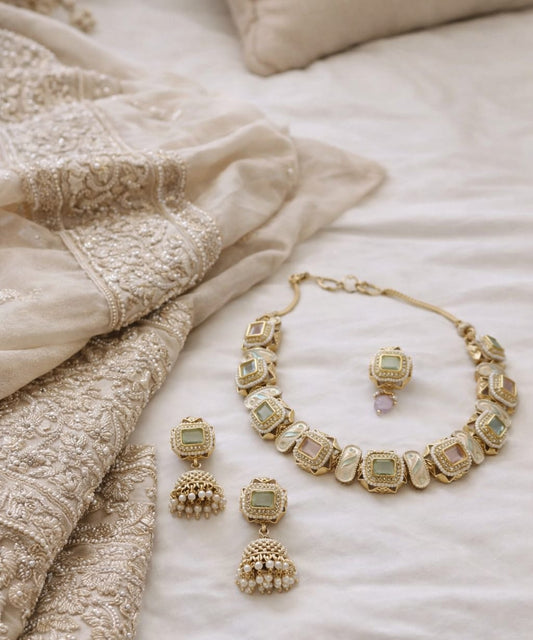 Maharani Pastel Heirloom Necklace Set