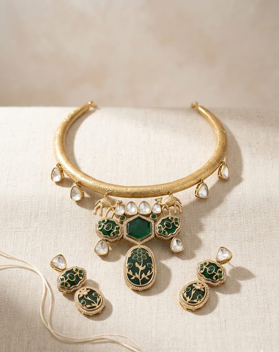 Marwari Caravan Heritage Necklace Set