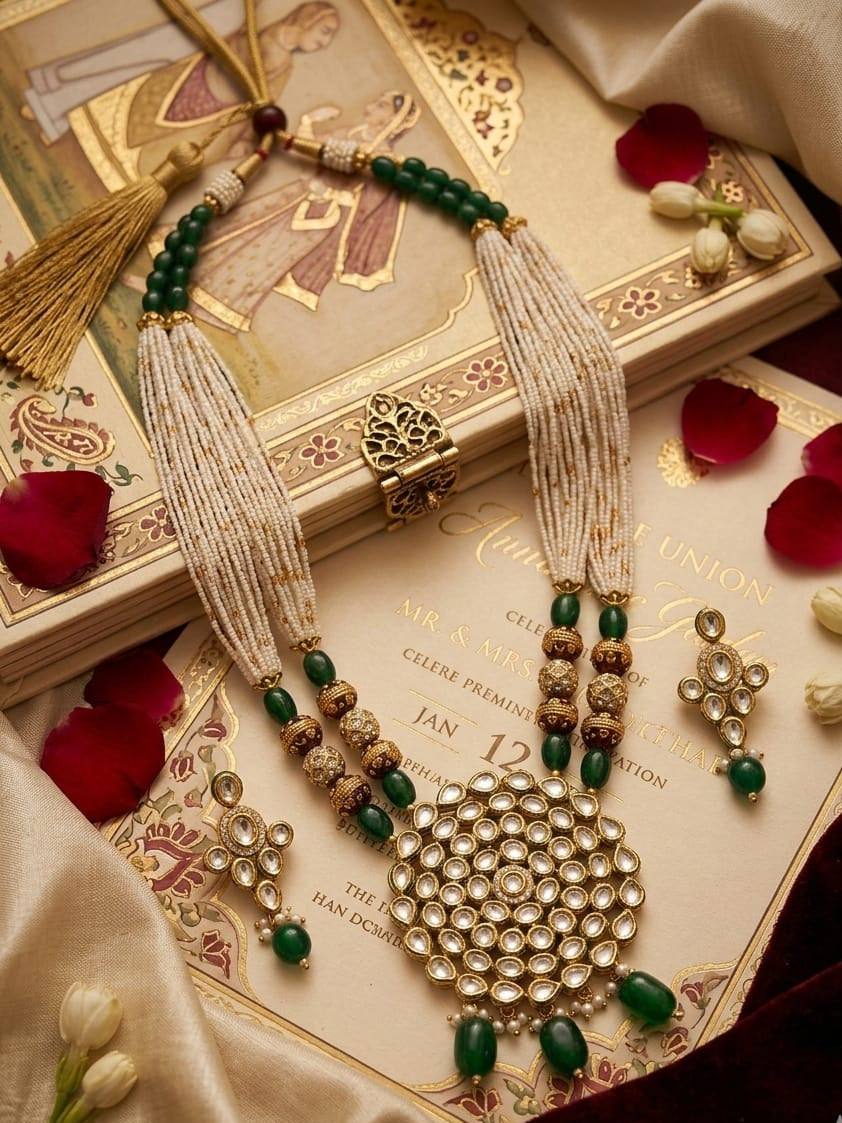 The Mandala Moon Pearl Haar
