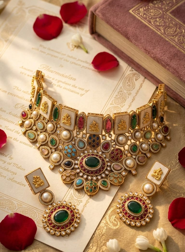 The Samragni Royal Choker Set