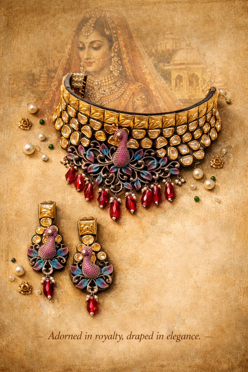 The Neel-Aura Antique Choker Set