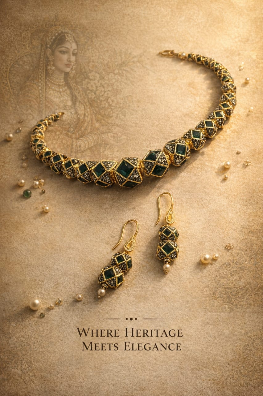 Emerald Prism Royal Choker