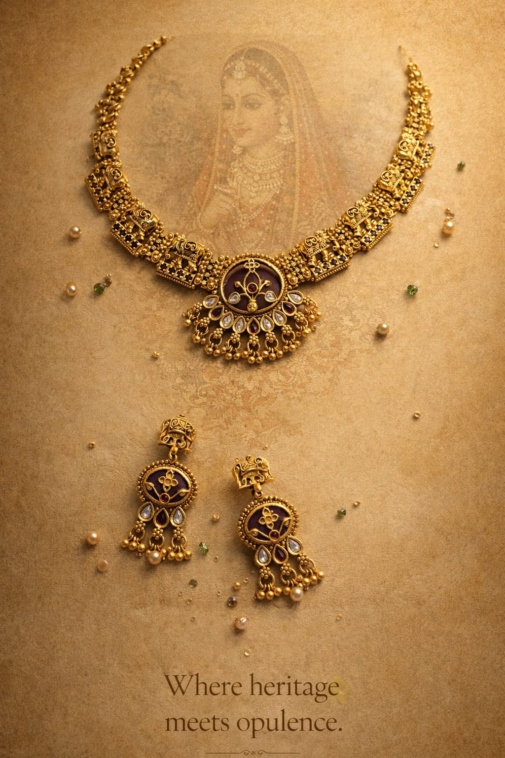 The Gaja-Lakshmi Antique Heritage Set