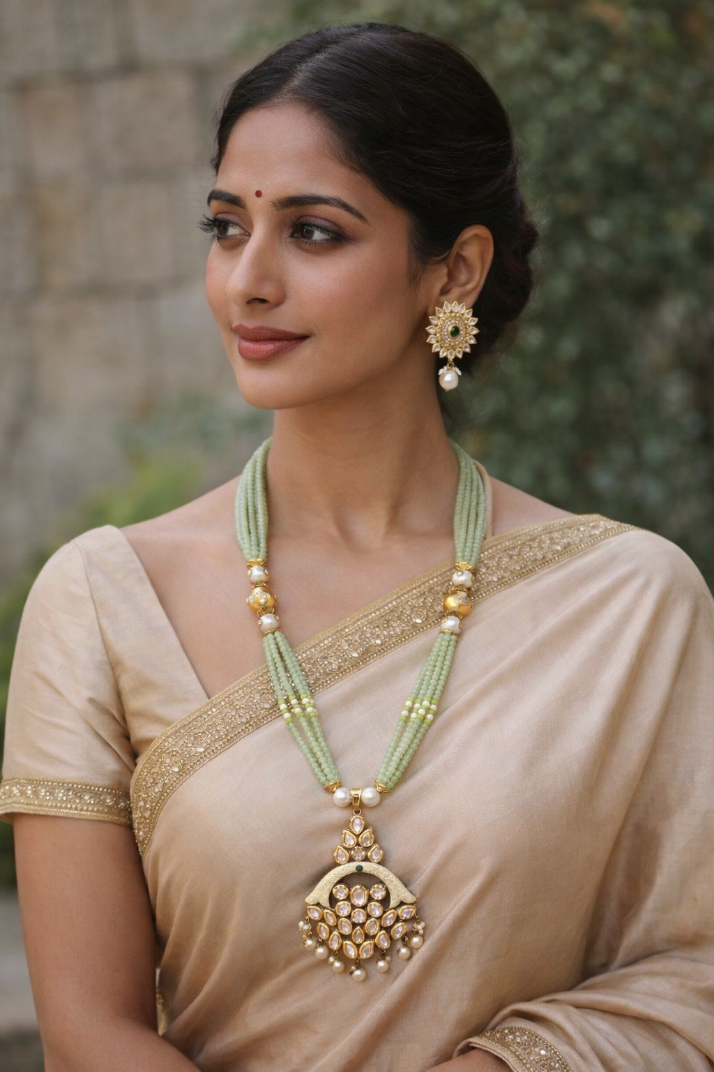 The Pistachio Polki Grace Set