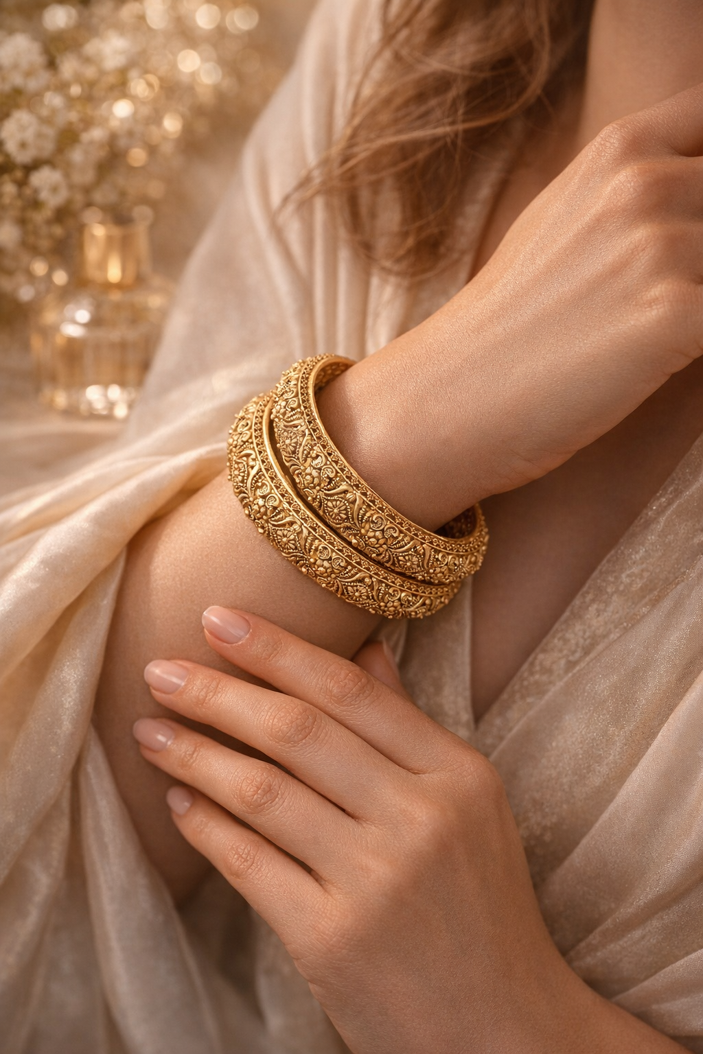 The Vasudha Filigree Kadas