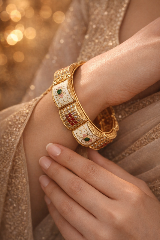 The Mehtab Meenakari Kada