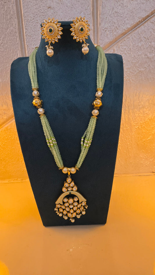 The Pistachio Polki Grace Set