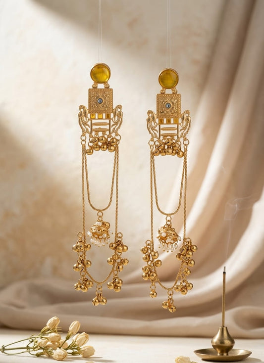 The Virasat-E-Laya Waterfall Earrings