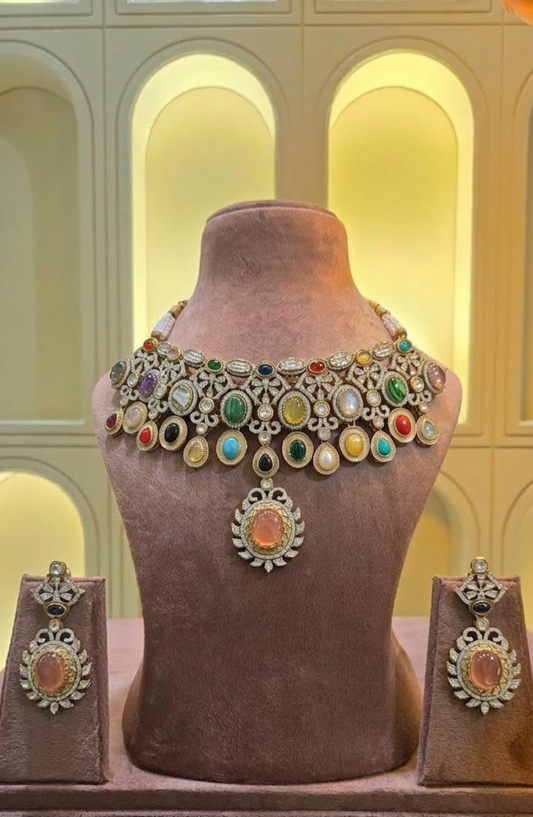 The Navratna Noorie Heritage Choker