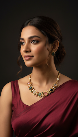 Aurelia Multigem Necklace