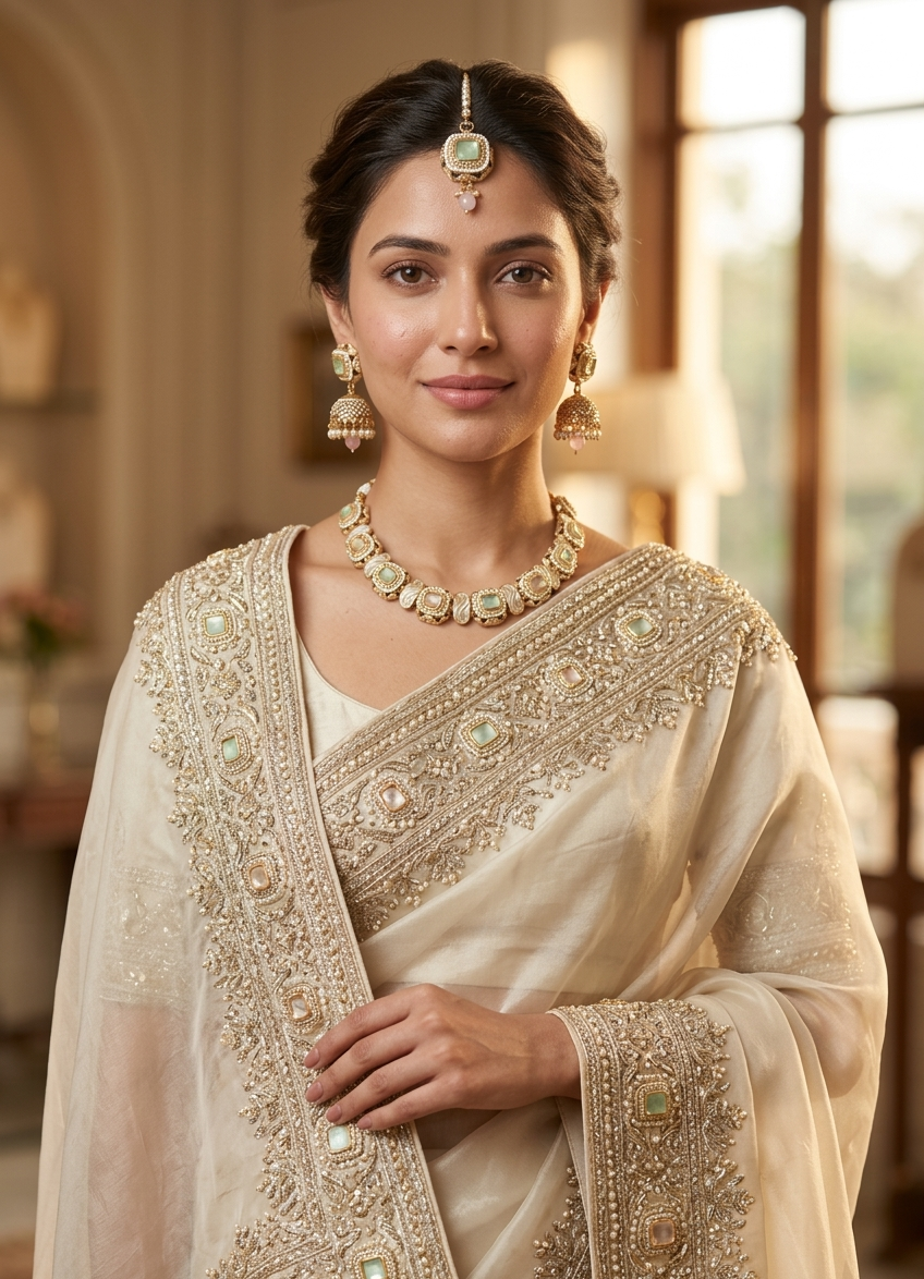 Maharani Pastel Heirloom Necklace Set