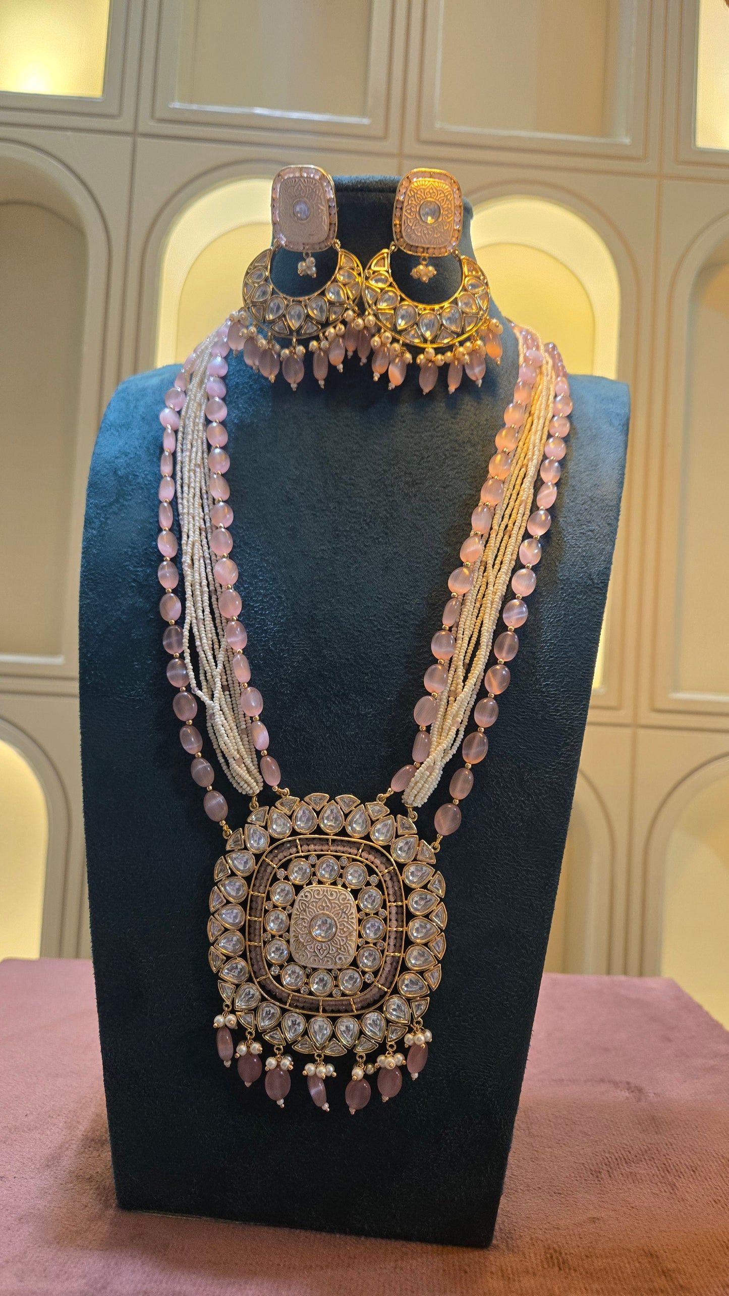 Blush Maharani Kundan Haar