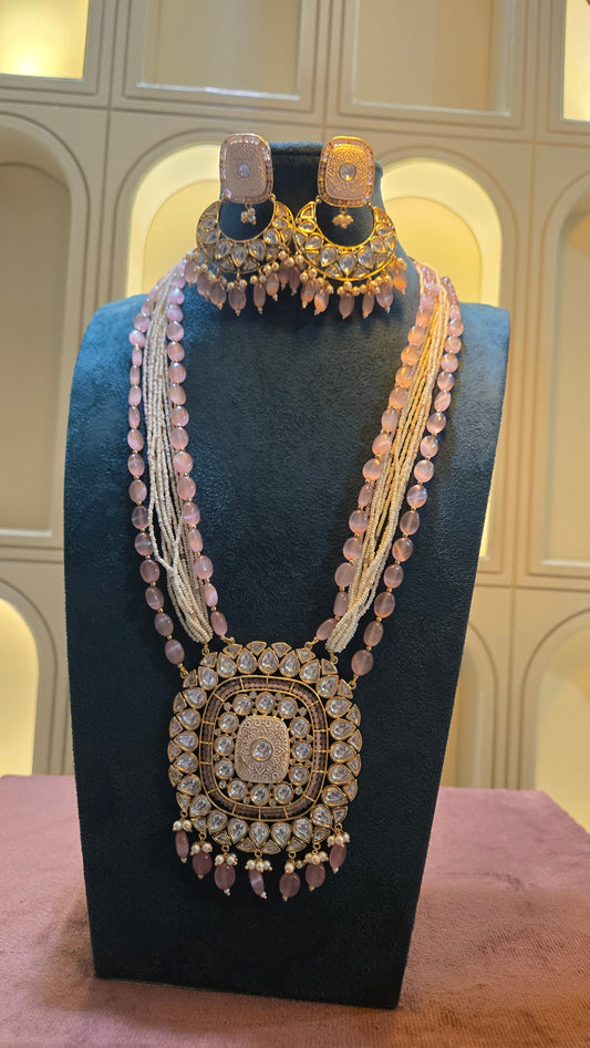 Blush Maharani Kundan Haar