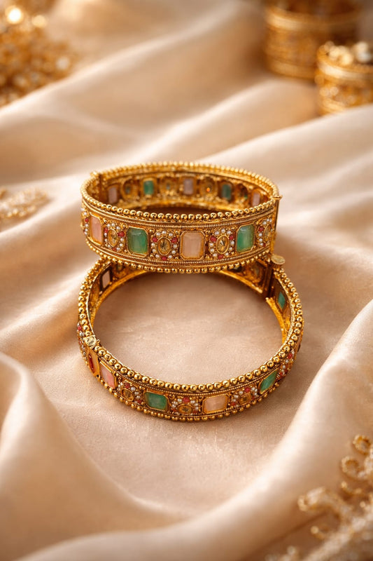 The Avni Pastel Heritage Bracelet Pair