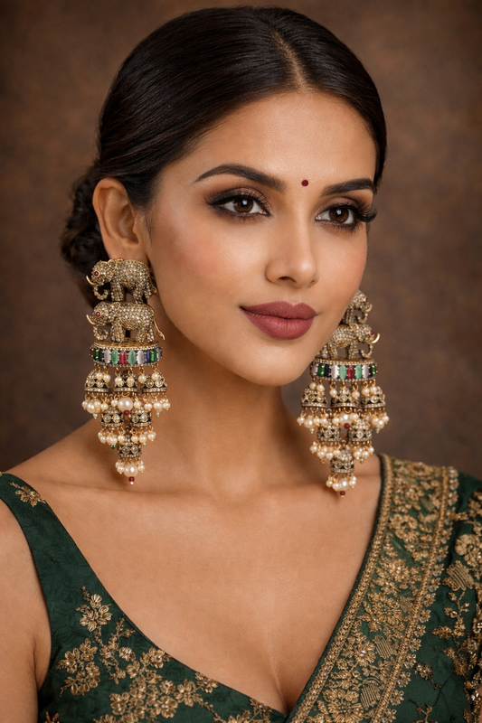 The Gaj-Vilaas Heritage Jhumkas