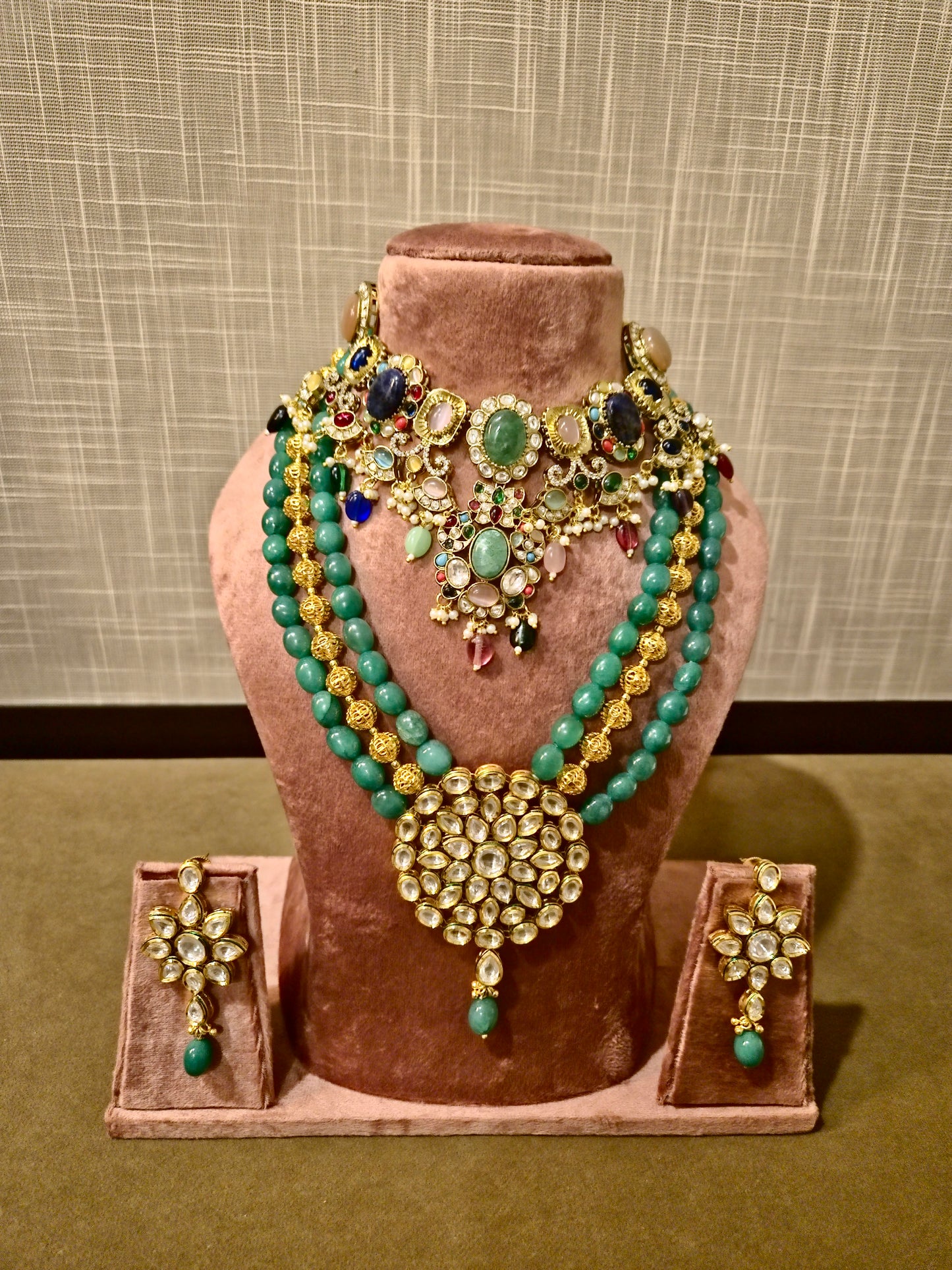 The Sovereign Navratna & Teal Empress Ensemble