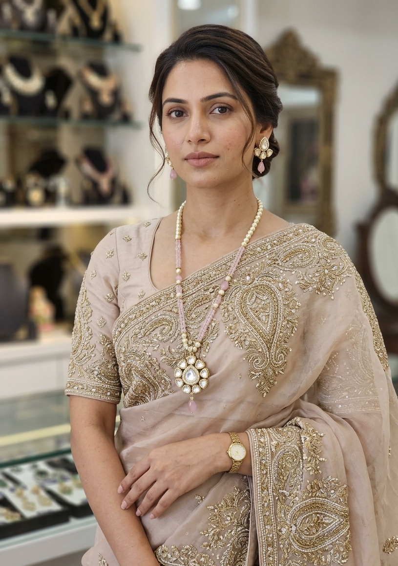 The Noor-E-Gul Heritage Regent Necklace