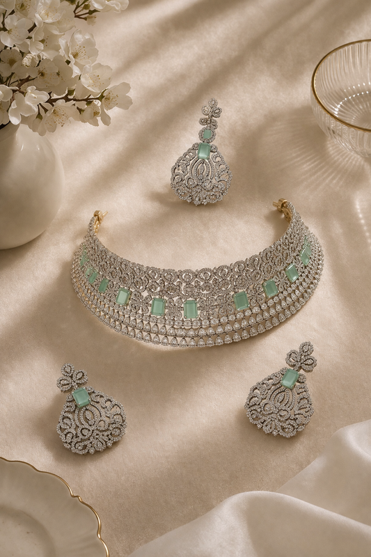 The Mint Opulence Grand Choker Set