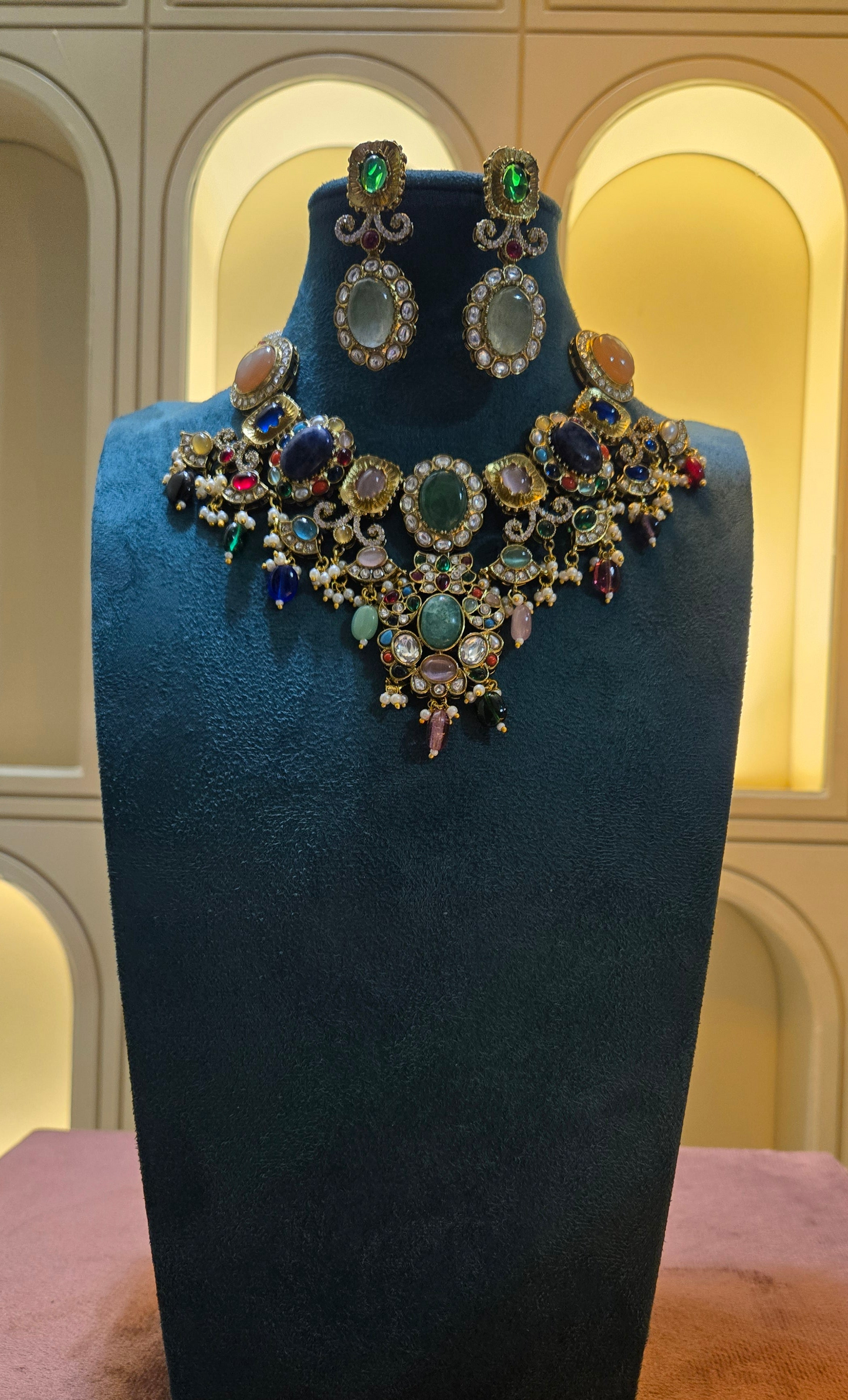 The Navratna Heritage Choker Ensemble