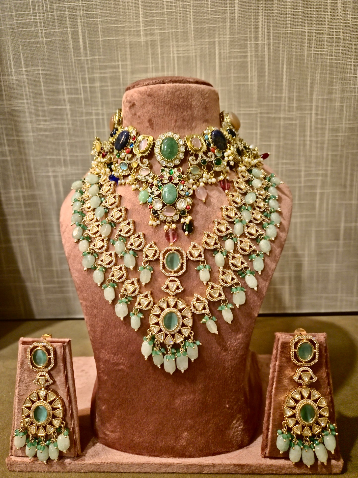 The Navratna & Mint Heritage Bridal Ensemble