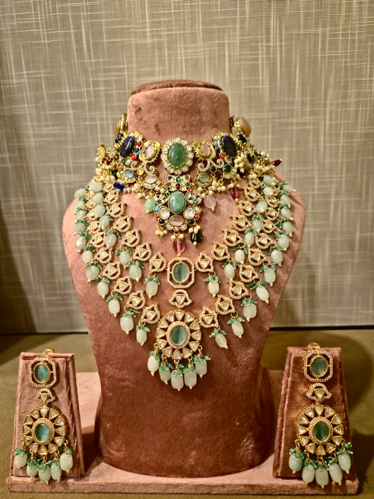 The Navratna & Mint Heritage Bridal Ensemble