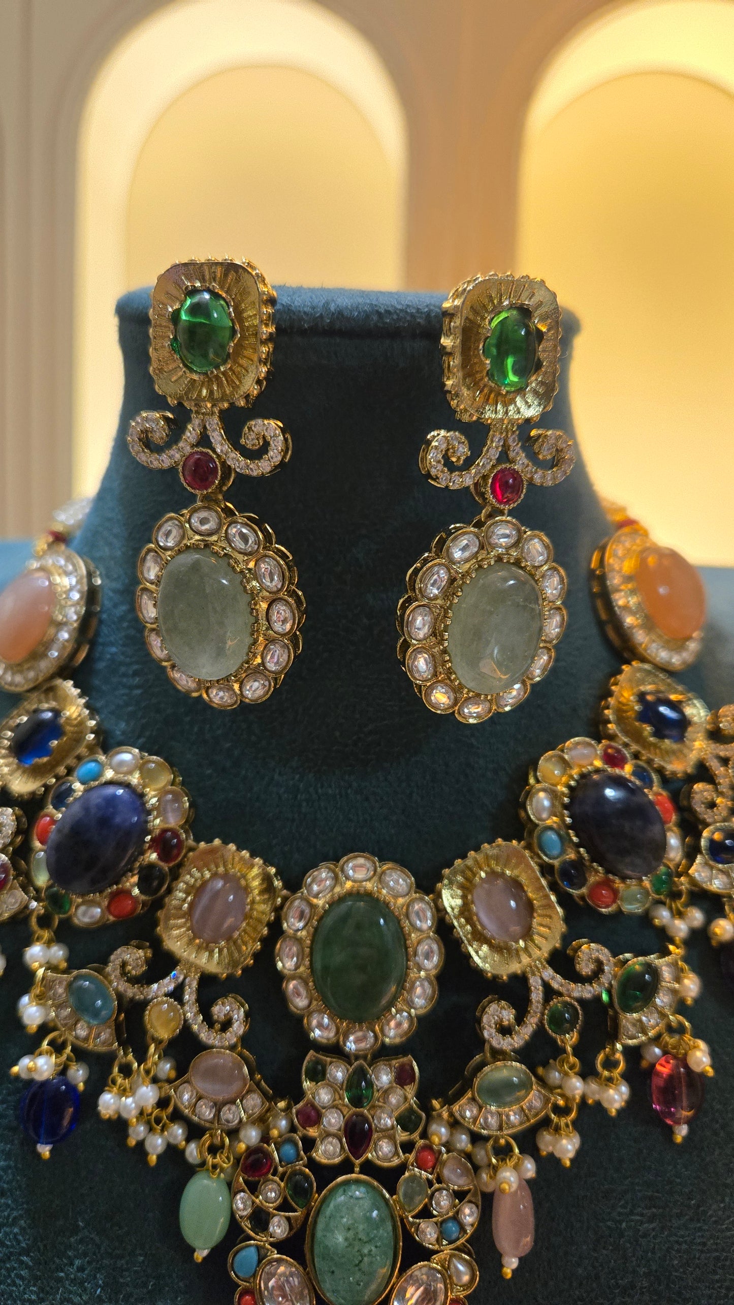 The Navratna Heritage Choker Ensemble