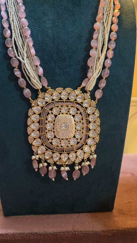 Blush Maharani Kundan Haar