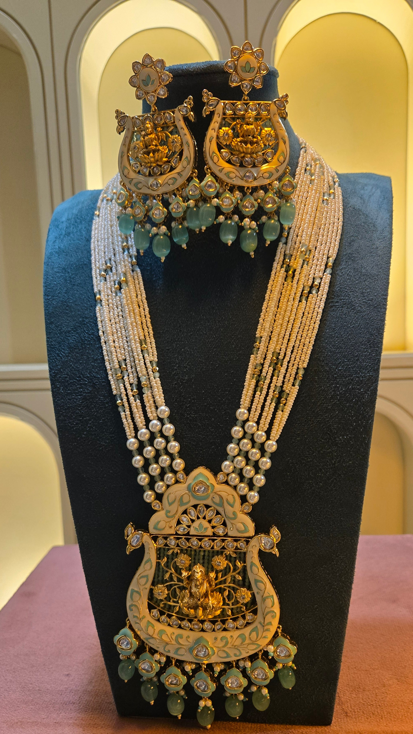 The Lakshmi Meenakari Rani Haar Set