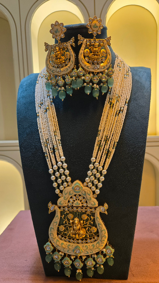 The Lakshmi Meenakari Rani Haar Set