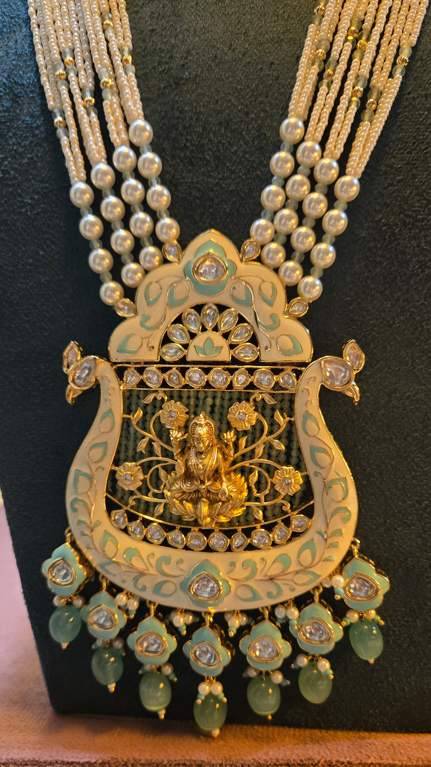 The Lakshmi Meenakari Rani Haar Set