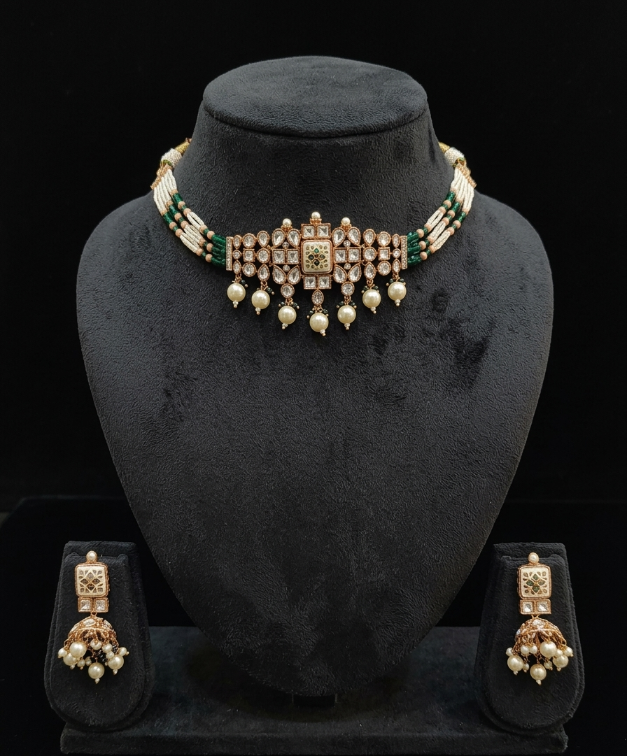 The Vrinda Antique Choker Set