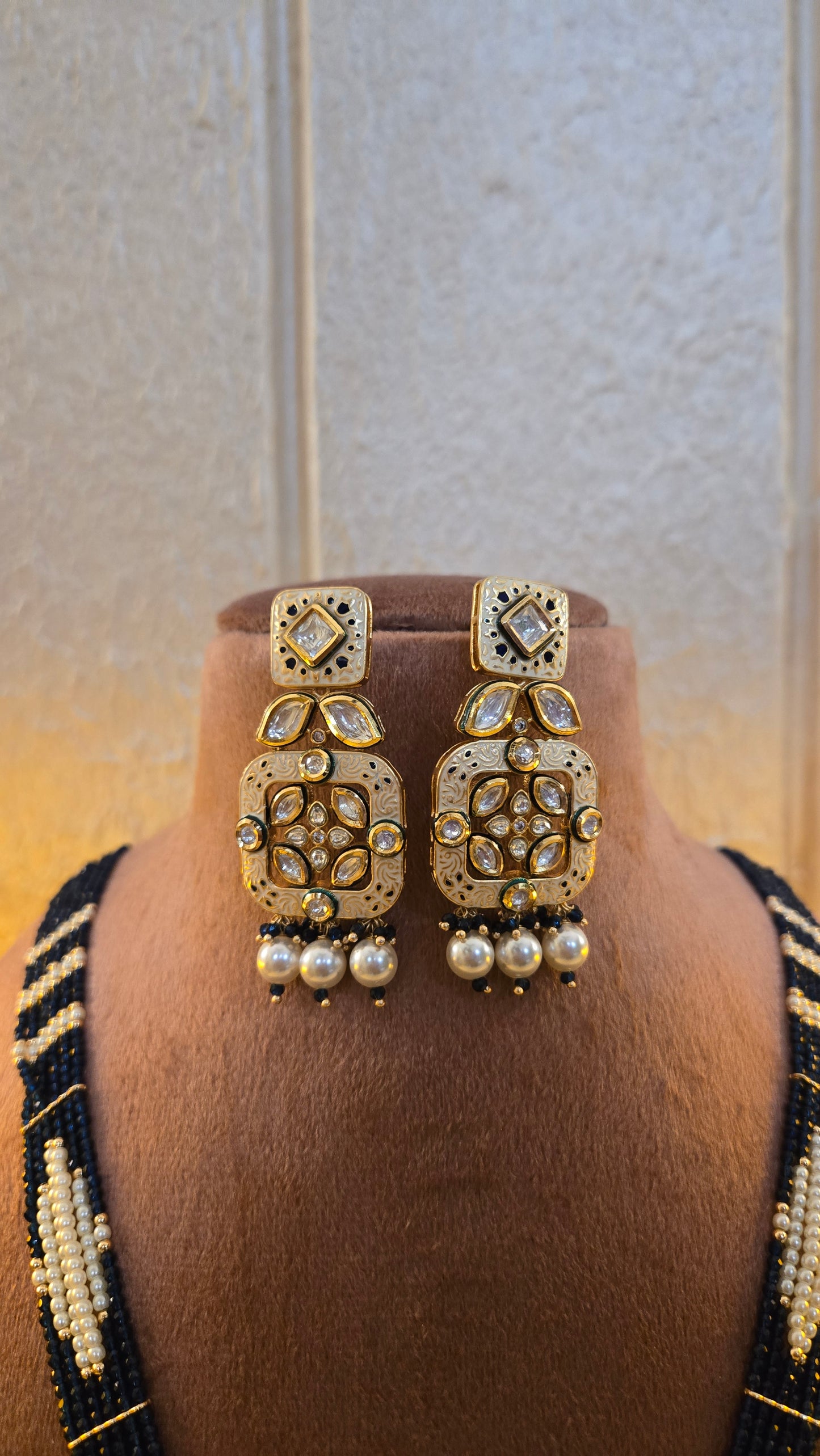 The Noor-e-Raj Polki Haar Set