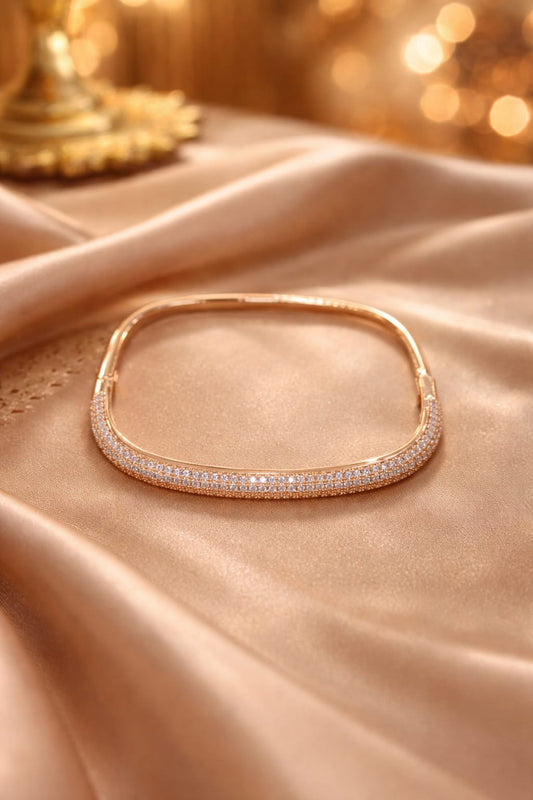 The Linear Luxe Pave Bracelet