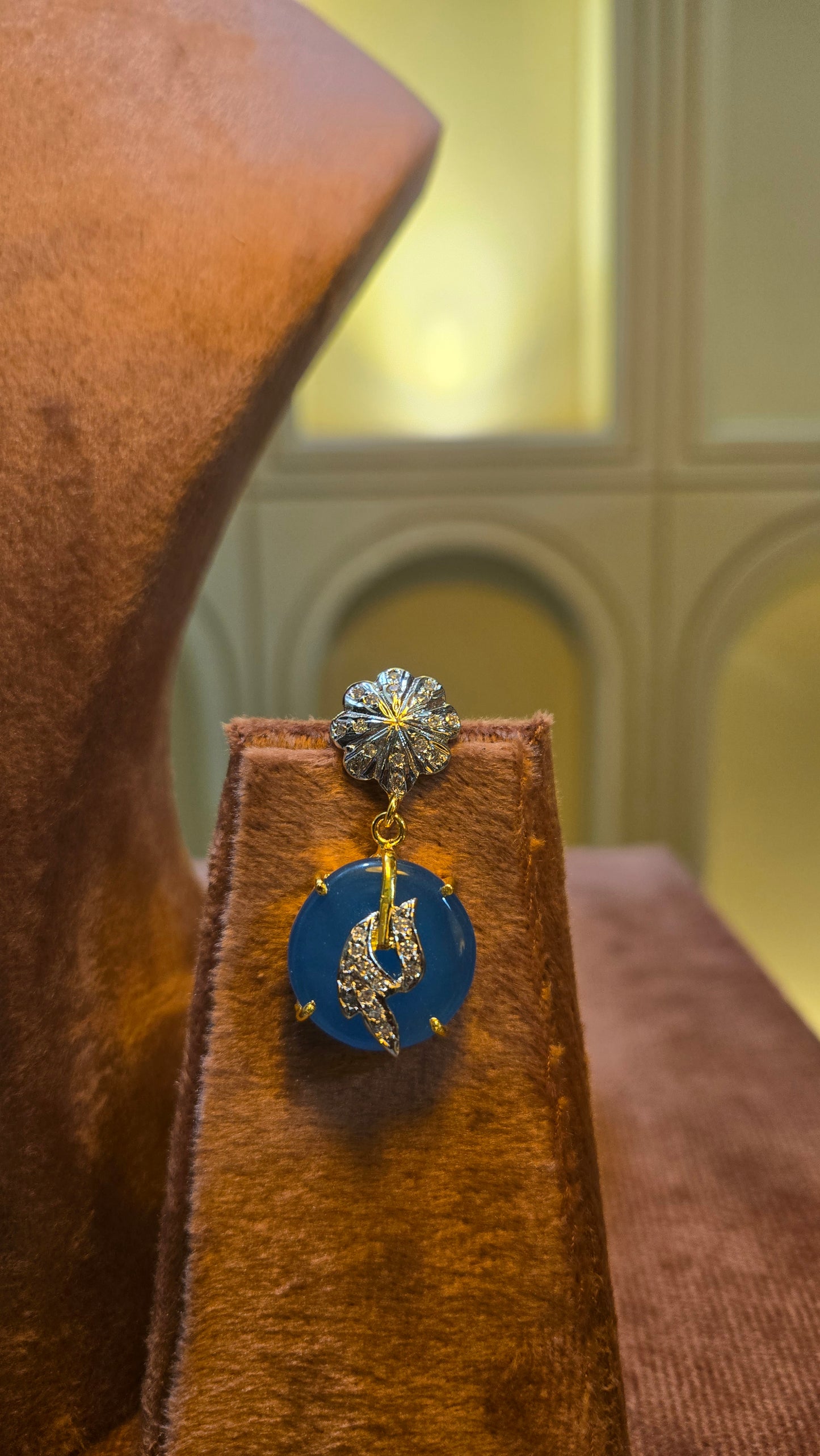 Midnight Sapphire Charm Pendant